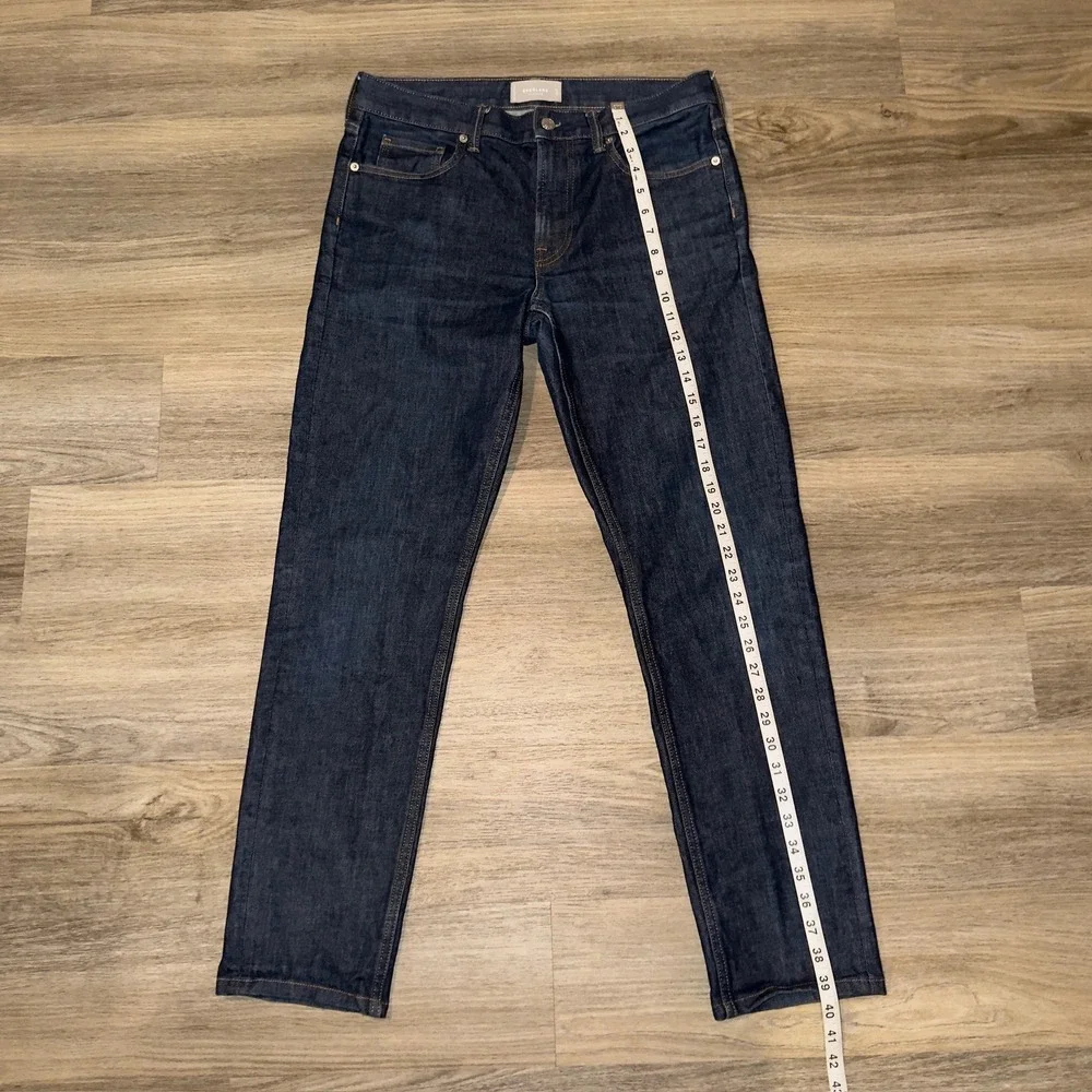 Everlane Athletic Slim Jeans Dark Wash Stretch Denim Mens 31x30